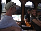 72   On the Trolly after walking 7 miles